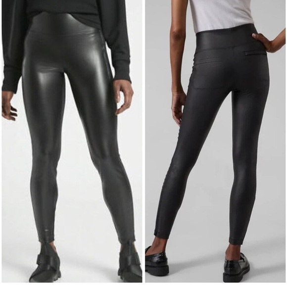 Athleta Pants - Athleta Delancey Shine Pant Black